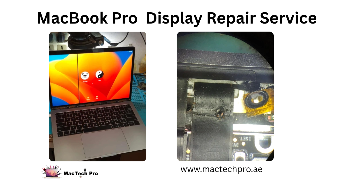 MacBook Pro cracked screen, flexgate and display fault repair in Dubai — MacTech Pro